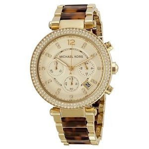 Michael Kors Parker Tortoise Watch
